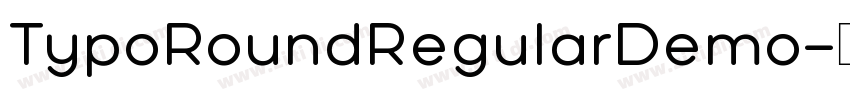 TypoRoundRegularDemo字体转换