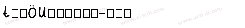 TypoUpright字体转换