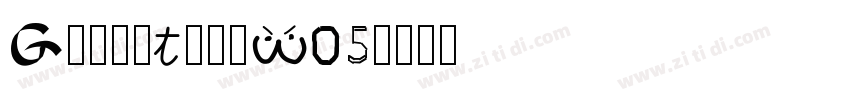 GeomatrixW05字体转换