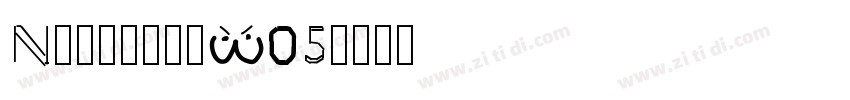 NiemeyerW05字体转换