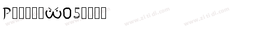 PlanerW05字体转换
