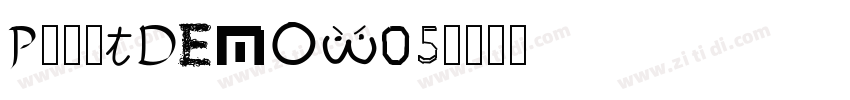 PointDEMOW05字体转换