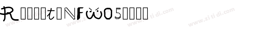ReceptsNFW05字体转换