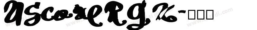 UScoreRGK字体转换