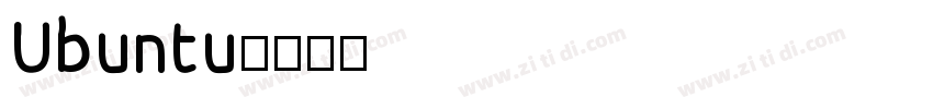 Ubuntu字体转换
