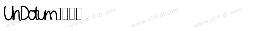 UnDotum字体转换