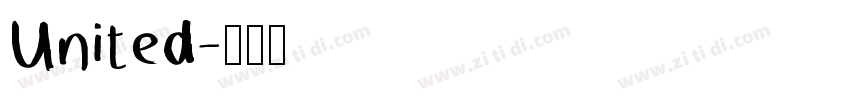 United字体转换