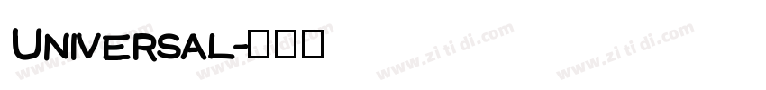 Universal字体转换