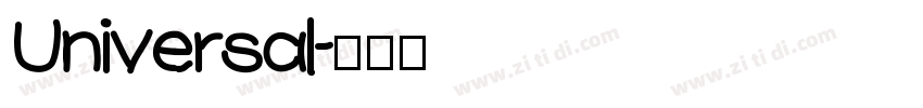 Universal字体转换