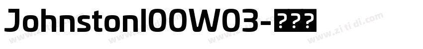 Johnstonl00W03字体转换
