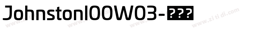 Johnstonl00W03字体转换