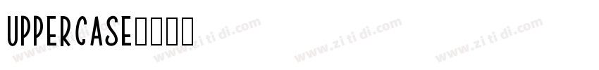uppercase字体转换