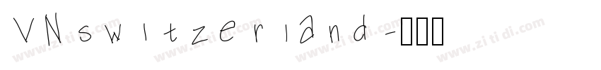 VNswitzerland字体转换