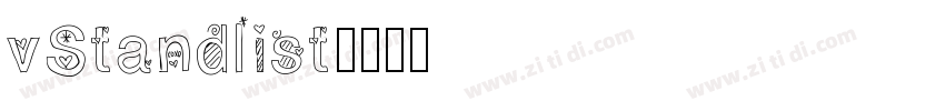 vStandlist字体转换