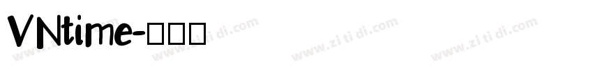 VNtime字体转换