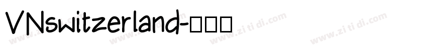 VNswitzerland字体转换