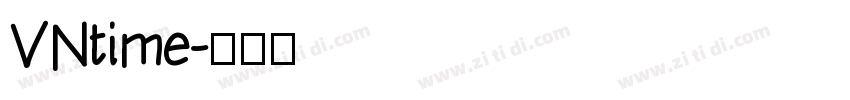 VNtime字体转换