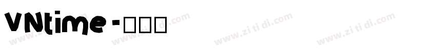 VNtime字体转换