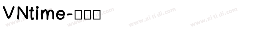 VNtime字体转换