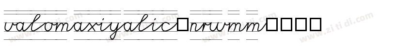 valomaxiyalic—nrwmm字体转换