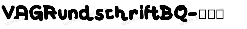 VAGRundschriftBQ字体转换