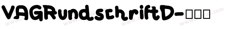 VAGRundschriftD字体转换