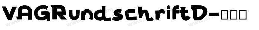 VAGRundschriftD字体转换
