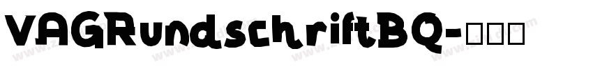 VAGRundschriftBQ字体转换