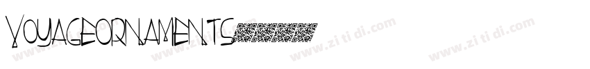 VoyageOrnaments字体转换
