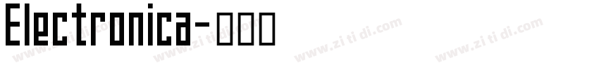Electronica字体转换