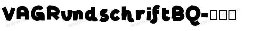 VAGRundschriftBQ字体转换