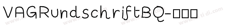VAGRundschriftBQ字体转换
