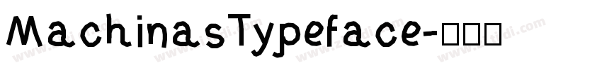 MachinasTypeface字体转换