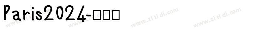 Paris2024字体转换