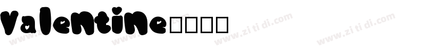 Valentine字体转换