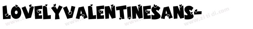 LovelyValentineSans字体转换