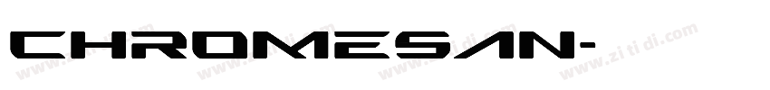 ChromeSan字体转换