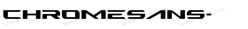 ChromeSans字体转换