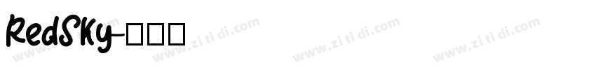 RedSky字体转换