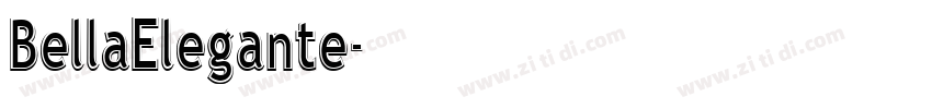 BellaElegante字体转换