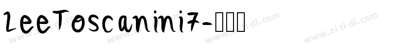 LeeToscanini7字体转换