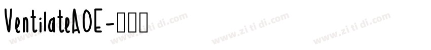VentilateAOE字体转换