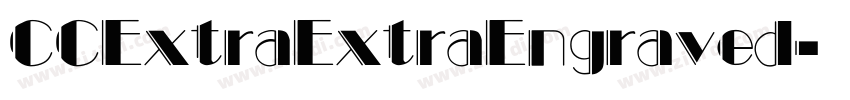 CCExtraExtraEngraved字体转换