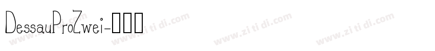 DessauProZwei字体转换