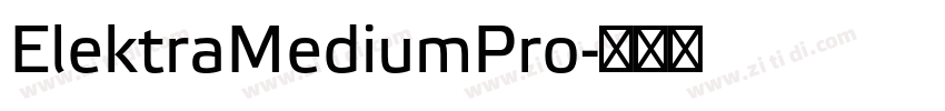 ElektraMediumPro字体转换