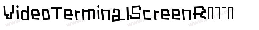 VideoTerminalScreenR字体转换