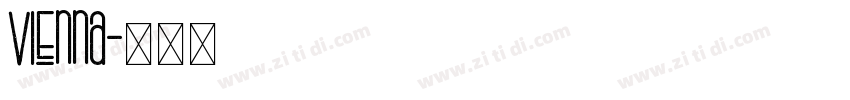 Vienna字体转换