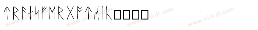 TransferGothic字体转换