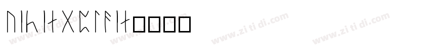 VikingPlain字体转换