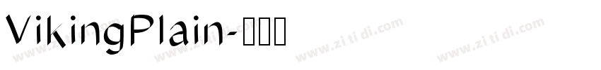 VikingPlain字体转换